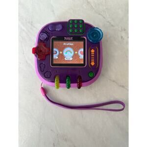 Leap Frog RockIt Twist Rotatable Educational Learning Game System Purple Rocket
